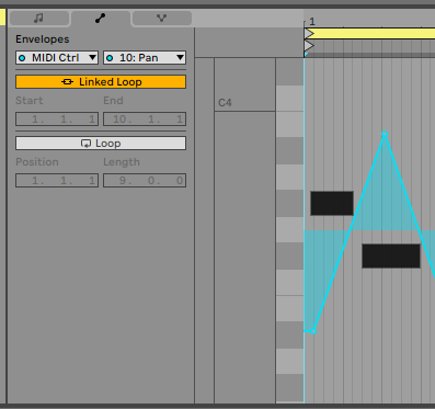 C700 Ableton MIDI CCs